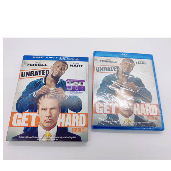 Get Hard Blu-ray Movie Will Ferrell Kevin Hart Comedy Hilarious With Dust Cover - Picture 4 of 8